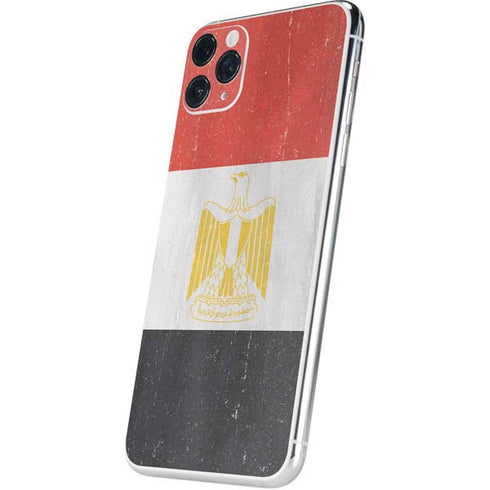 Egyptian Flag Distressed iPhone 11 Pro Max Skin